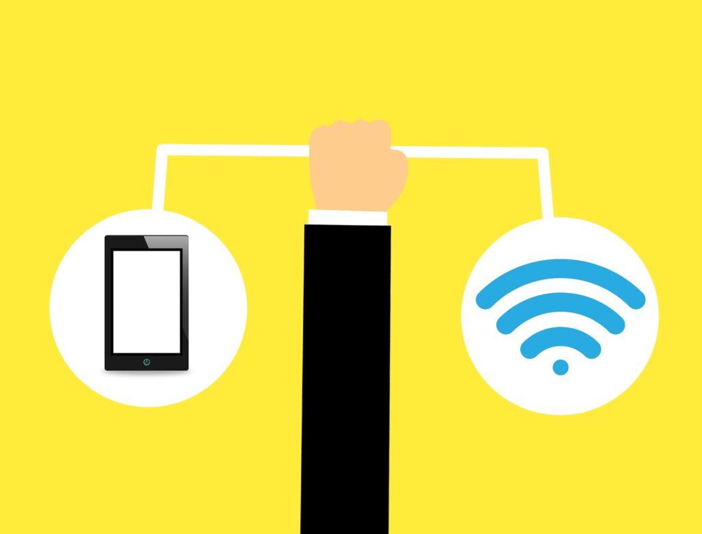 スマホとWIFI